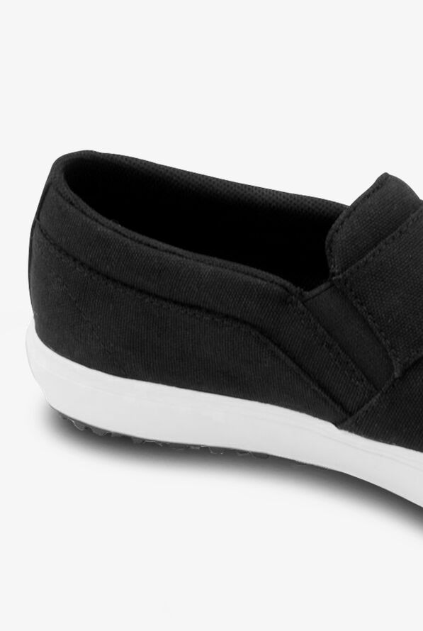 Infinity by Cherokee Women's Rush TX Black/White Athletic Slip On Shoes - Black/White - 4