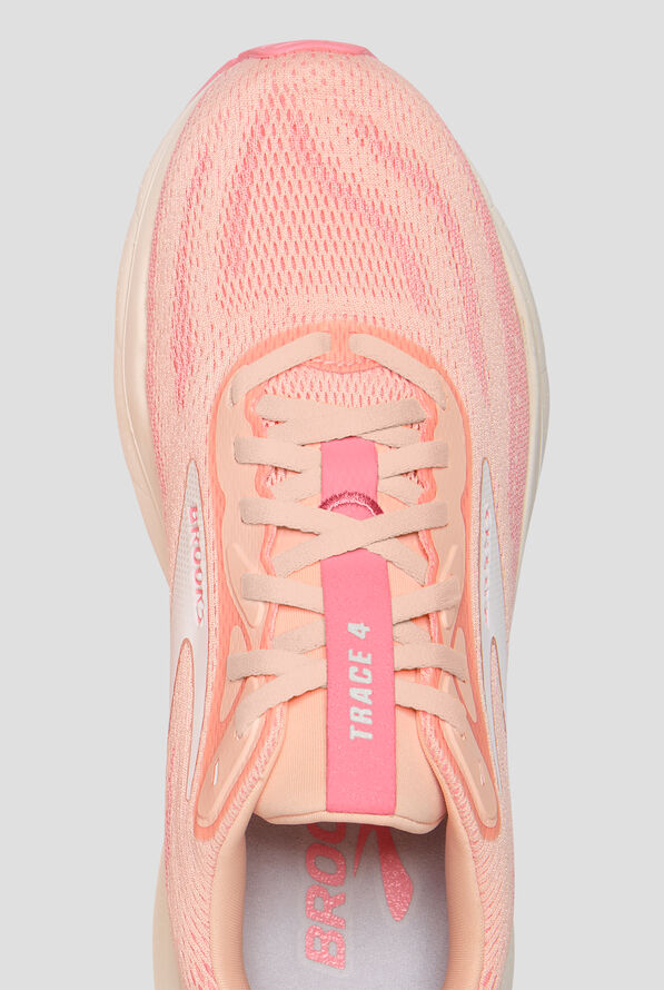 Zapatillas deportivas Brooks Trace 4 Tropical Peach/Dianthus/Grey con cordones para mujer - null - 2
