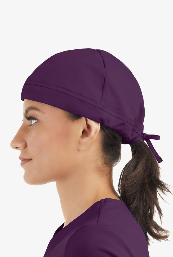 UA Strictly Scrubs Unisex Solid Scrub Hat - Eggplant - 1