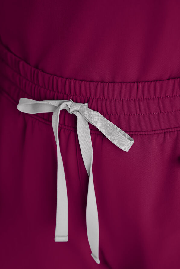 Pantal&oacute;n m&eacute;dico ReSurge Topaz con cord&oacute;n ajustable y 11 bolsillos para mujer - Wine - 6