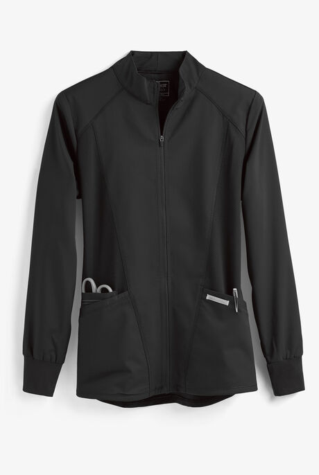 Chaqueta médica abrigada Cherokee Workwear Revolution STRETCH con paneles de malla y 3 bolsillos para mujer