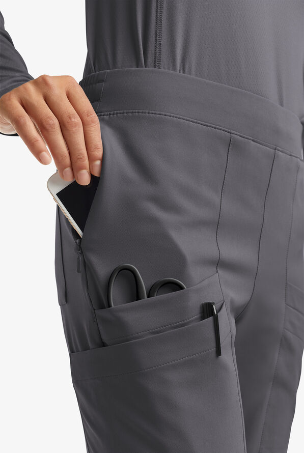 Butter-Soft Women's Cargo 8-Pocket Jogger Scrub Pants **Slightly IRREGULAR**&nbsp; - Pewter - 6