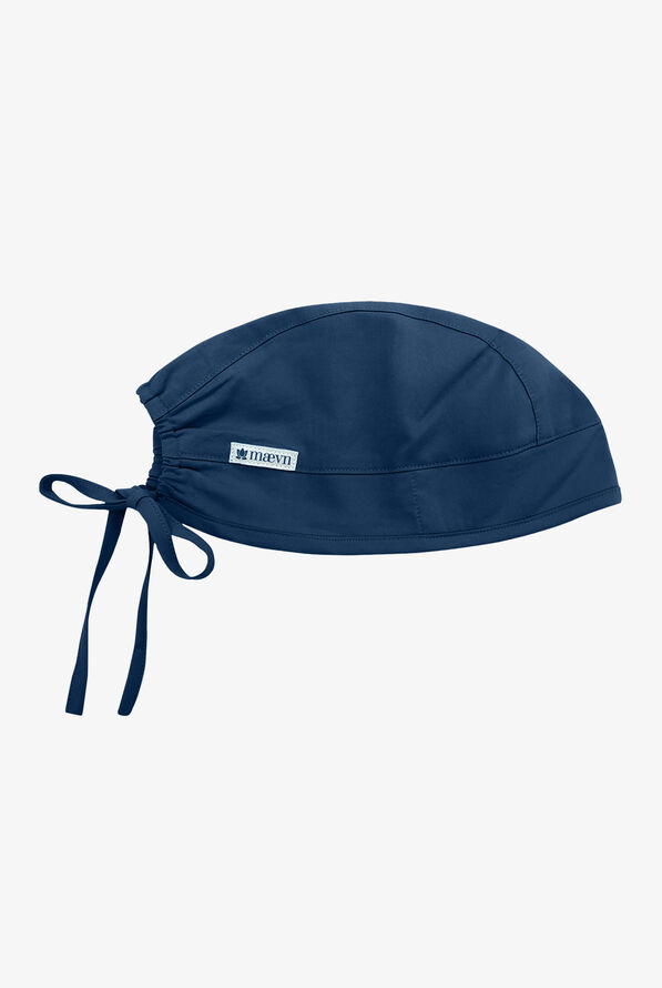 Maevn Unisex Front Terrycloth Scrub Hat - Navy - 1