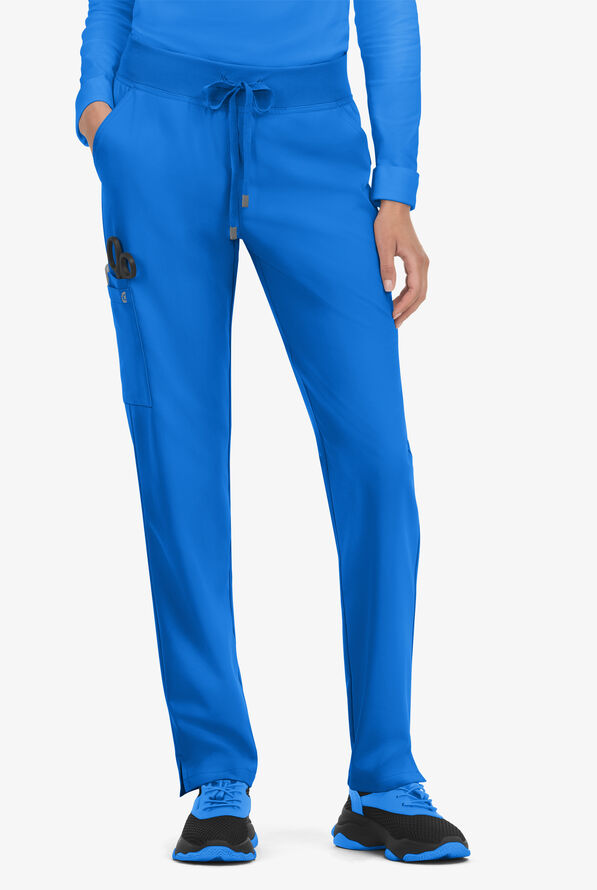 koi Cureology Atria Women's 6-Pocket Cargo Scrub Pants - Wine - 1