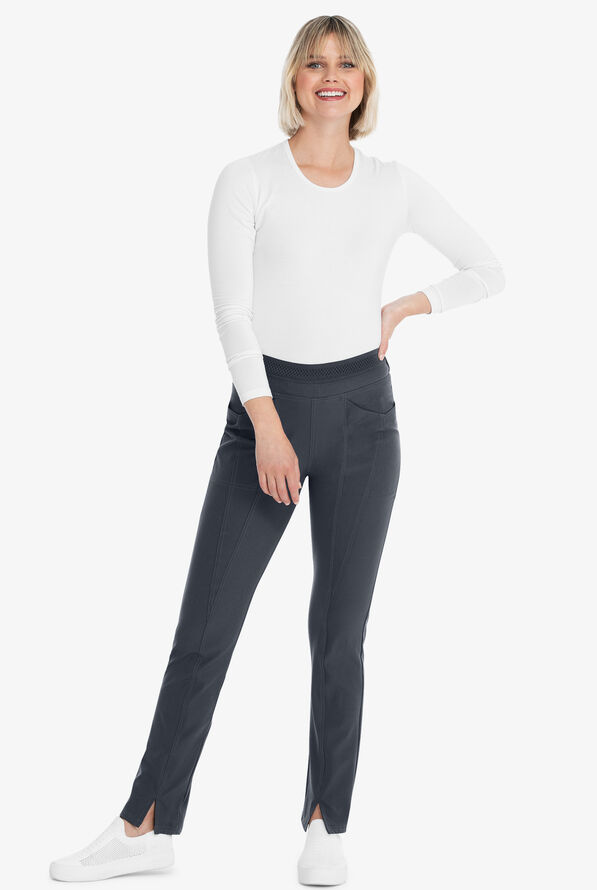 Pantal&oacute;n m&eacute;dico Heartsoul Break On Through con cord&oacute;n ajustable y piernas estrechas para mujer - Pewter - 3