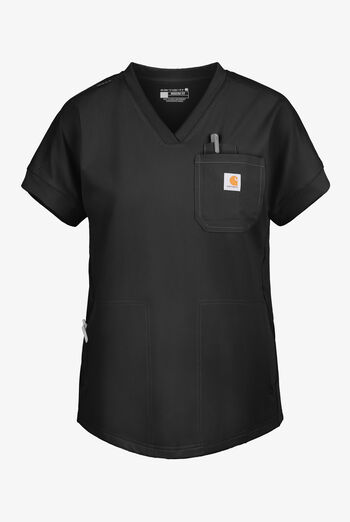 Carhartt Force&reg; Cross-Flex Knits Women's 5-Pocket STRETCH V-Neck Scrub Top