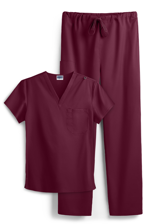 Strictly Scrubs Unisex Value Stretch Scrub Set, Unisex Stretch Scrubs