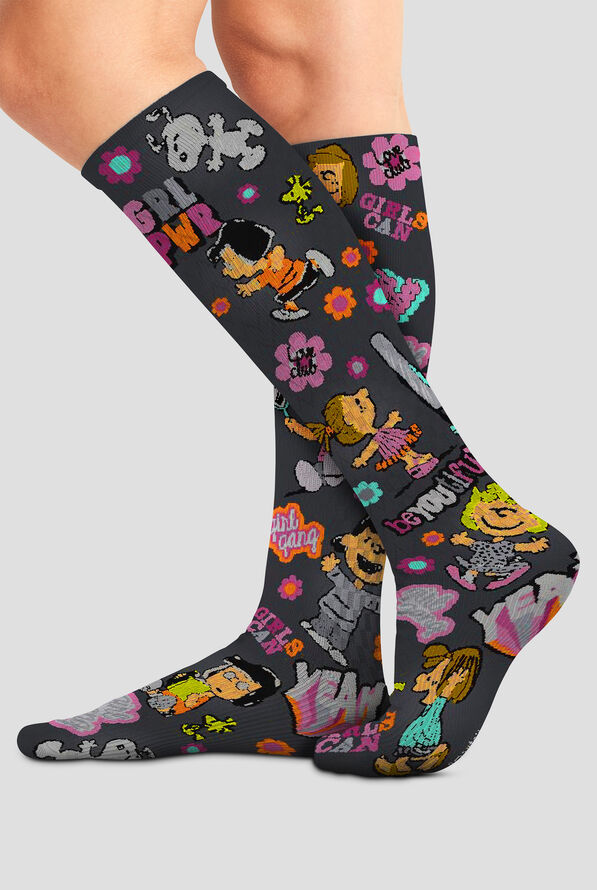 Calcetines de compresión Tooniforms Girls Can para mujer - 8-15 mmHg - null - 2