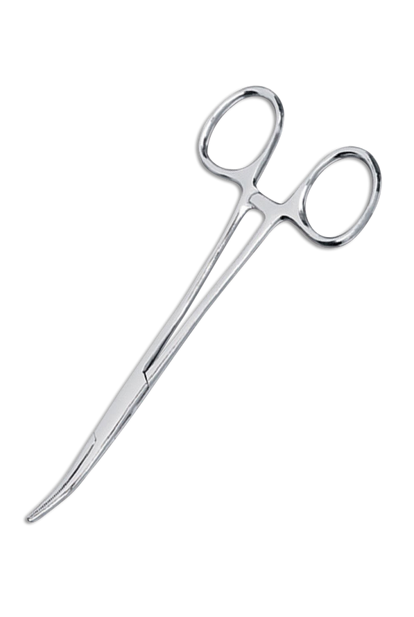 Pinza curva Prestige Kelly de 5.5 de acero inoxidable - null - 1