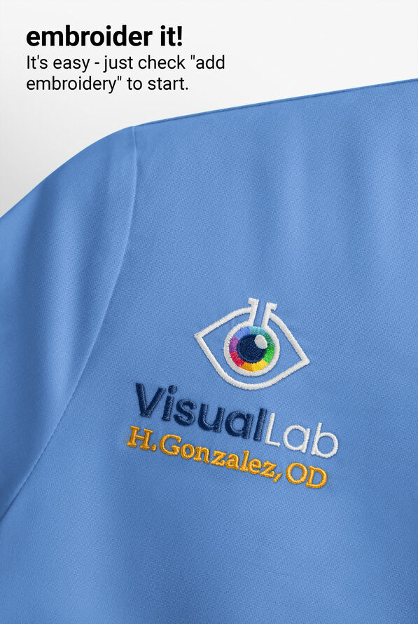 Butter-Soft STRETCH Women's V-Neck Tuck In Top - Ceil Blue - 5