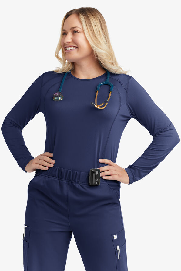 Butter-Soft Women's 13-Pocket Cargo Scrub Pants **Slightly IRREGULAR**&nbsp; - Petite - Navy - 8