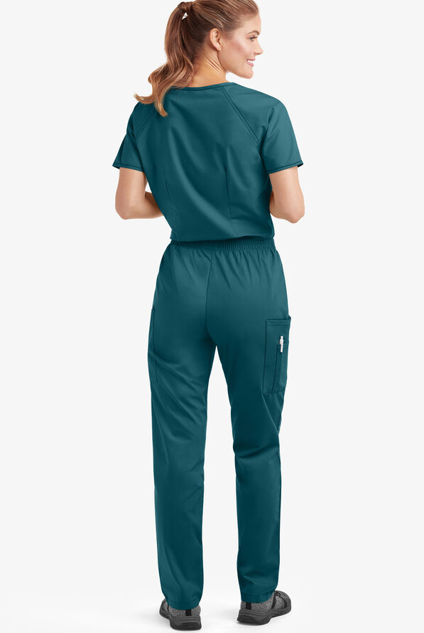 Conjunto de uniforme m&eacute;dico Strictly Scrubs Classic para mujer - Caribbean Blue - 3