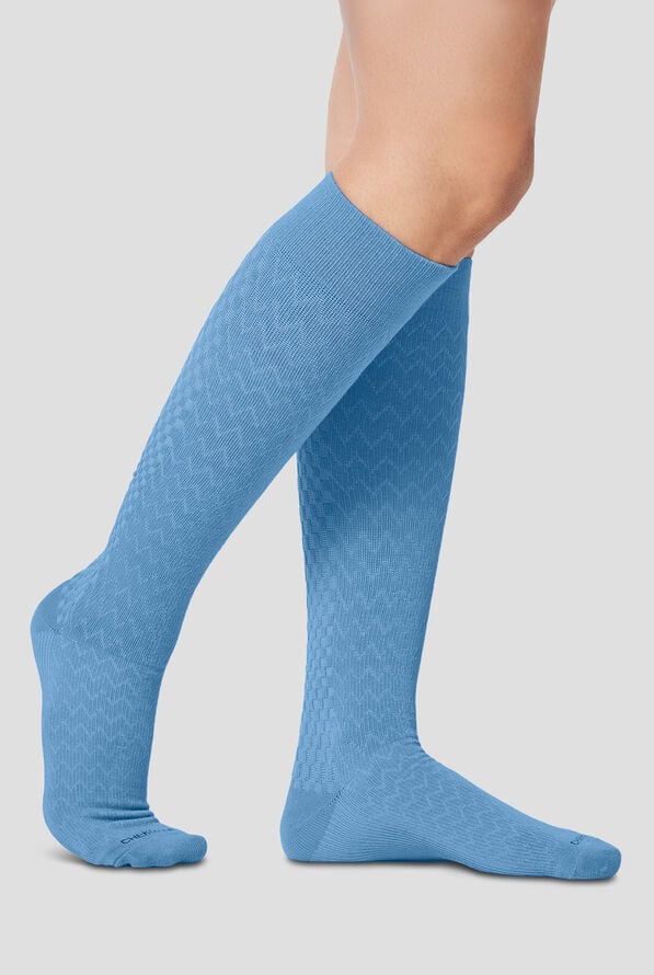 Calcetines de compresi&oacute;n Cherokee True Support para mujer - 10-15 mmHg  - Heritage Blue - 1