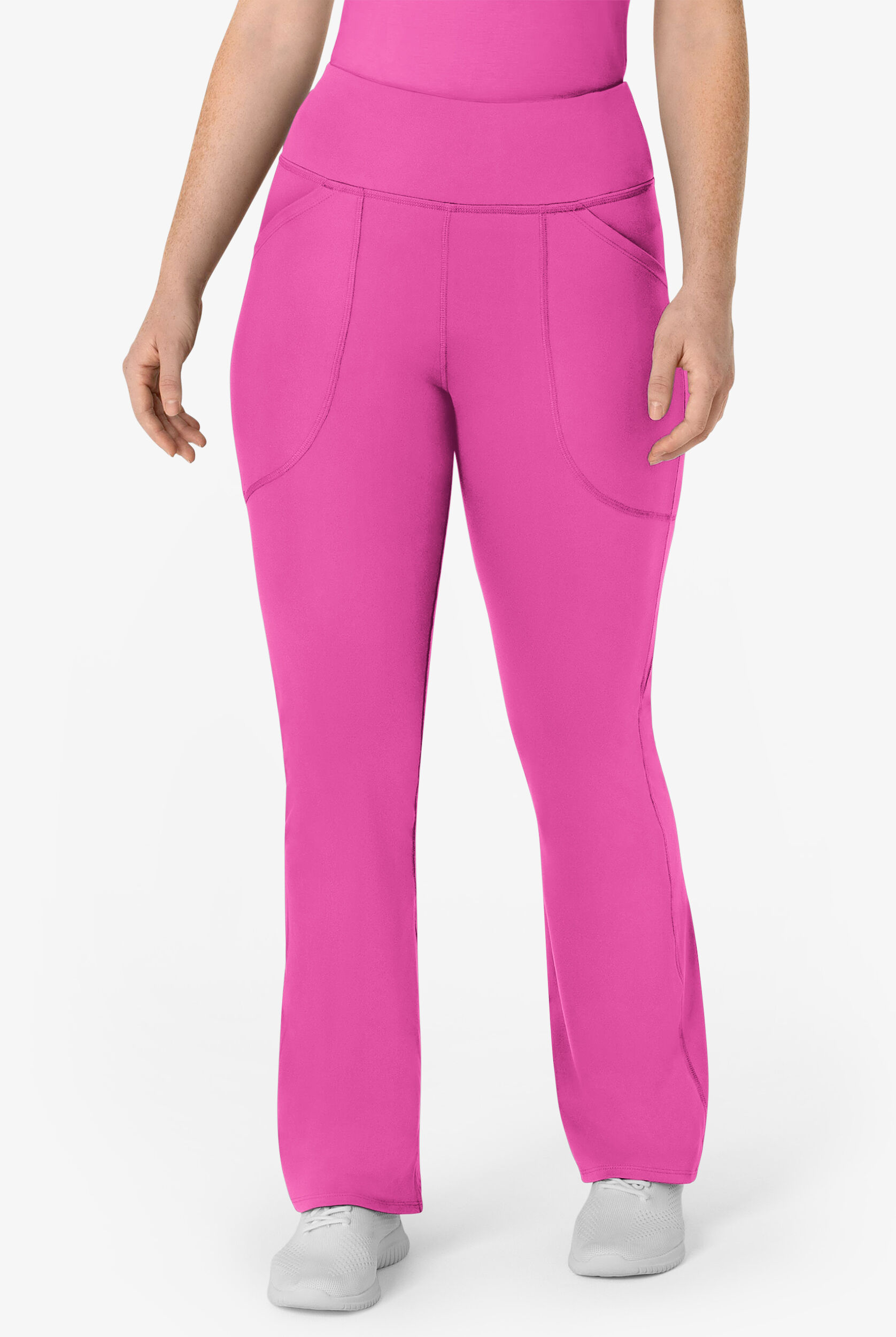 WonderWink Renew Knit Women's 5-Pocket STRETCH Yoga Waist Flare