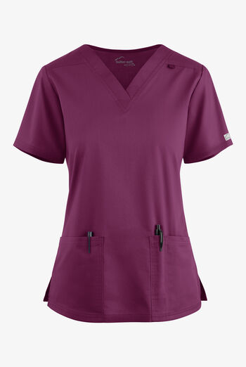 Butter-Soft STRETCH Women's 4-Pocket V-Neck Scrub Top