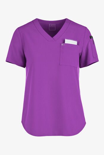 Easy STRETCH Chloe Women's 3-Pocket V-Neck Tuck-In Scrub Top