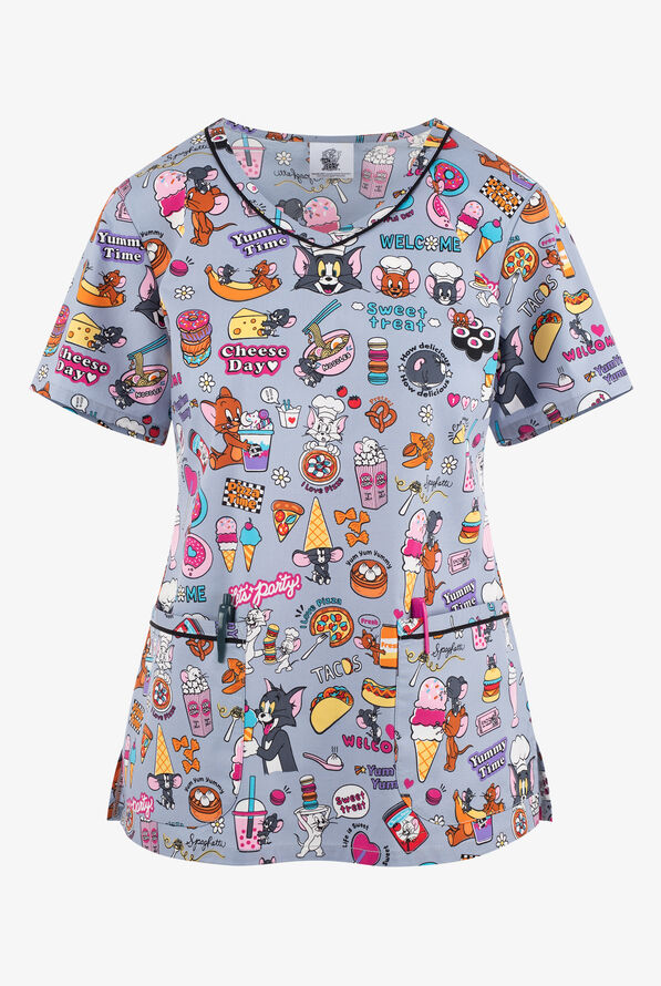 Tooniforms Disney's Tom and Jerry Yum Yum Yummy Women's 2Pocket