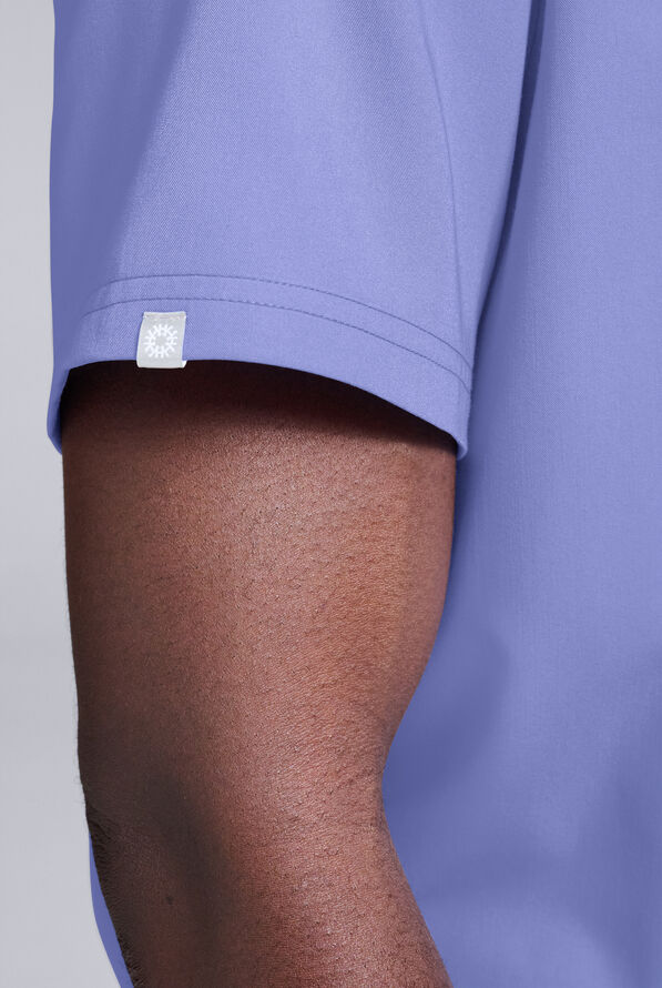 Hypothesis S-R Shift Ready Men’s 1-Pocket Tuck-In Crew Neck Scrub Top - Balance - 5