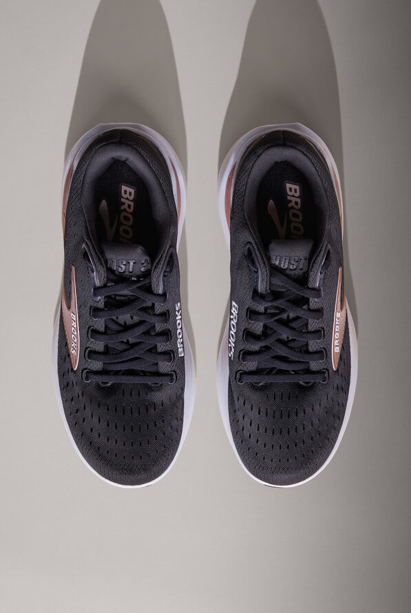 Zapatillas deportivas Brooks Revel 8 Black/Black/Rose Gold con cordones para mujer - null - 2