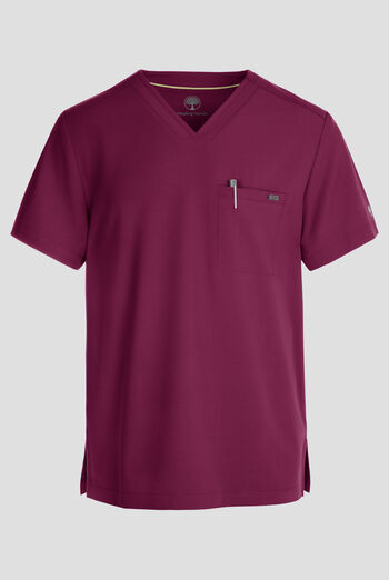 Camisa m&eacute;dica Healing Hands Quest STRET CH con cuello en V y 1 bolsillo para hombre