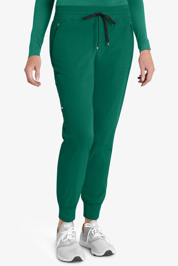 Pantal&oacute;n m&eacute;dico Grey's Anatomy Spandex Stretch estilo cargo jogger con 5 bolsillos para mujer