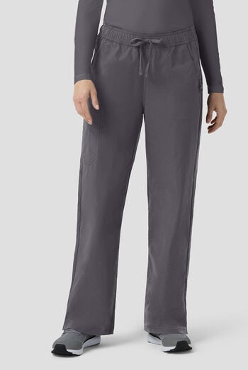 Pantal&oacute;n m&eacute;dico Carhartt FLD & RSCU STRETCH estilo cargo con piernas acampanadas y 6 bolsillos para mujer