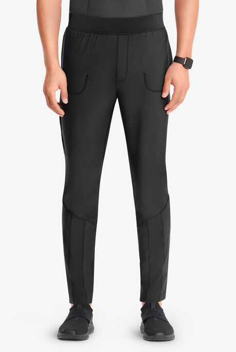 Infinity GNR8 Kinetic Knit Men's 4-Pocket STRETCH Zipper Cargo Hybrid Jogger Scrub Pants