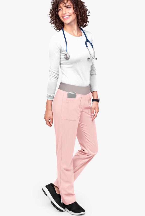 UA Flex2 PETITE Straight Leg Yoga Scrub Pants, Petite Scrub Pants