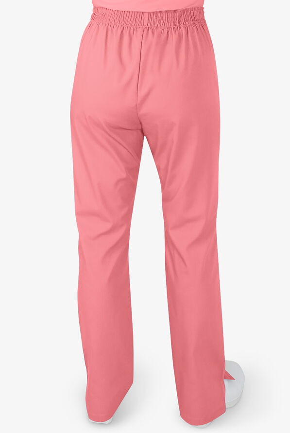 Pantal&oacute;n m&eacute;dico UA Butter-Soft STRETCH petite con el&aacute;stico en la cintura y 2 bolsillos para mujer - Guava Fizz - 3