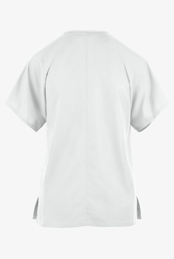 Cherokee Workwear Women's 3-Pocket V-Neck Scrub Top - White - 2