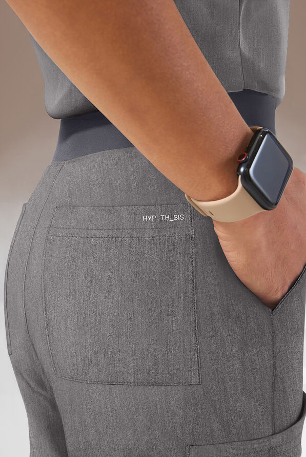 Hypothesis Women's Base 6-Pocket Jogger Scrub Pant - Graphite - 6