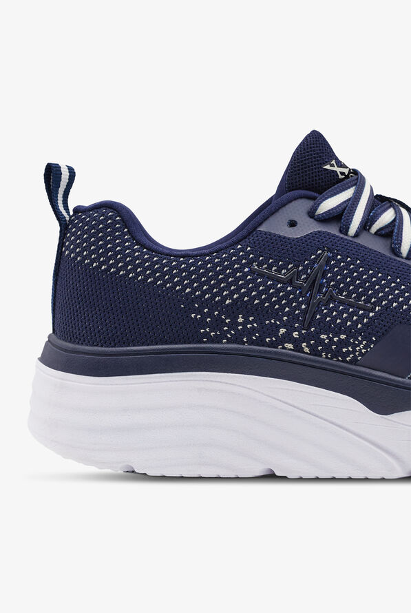 Zapatillas deportivas de enfermería LaForst Extreme Comfort Heart Beat Navy con cordones para hombre - null - 4