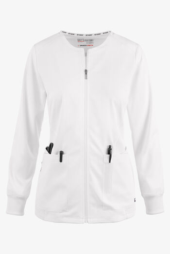 Grey's Anatomy by Barco Spandex STRETCH Gianna Women's 5-Pocket Zip Front Scrub Jacket