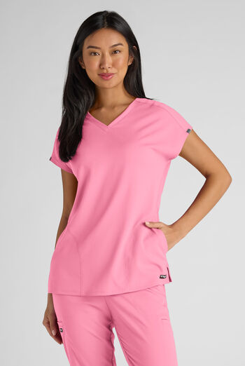 Blusa m&eacute;dica Grey's Anatomy by Barco Emerge Brylyn STRETCH con mangas dolm&aacute;n y 2 bolsillos para mujer