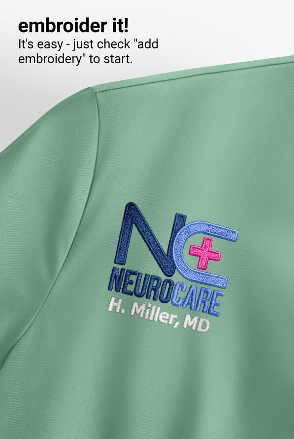 Butter-Soft STRETCH Women's V-Neck Tuck In Top - Water Mint - 5