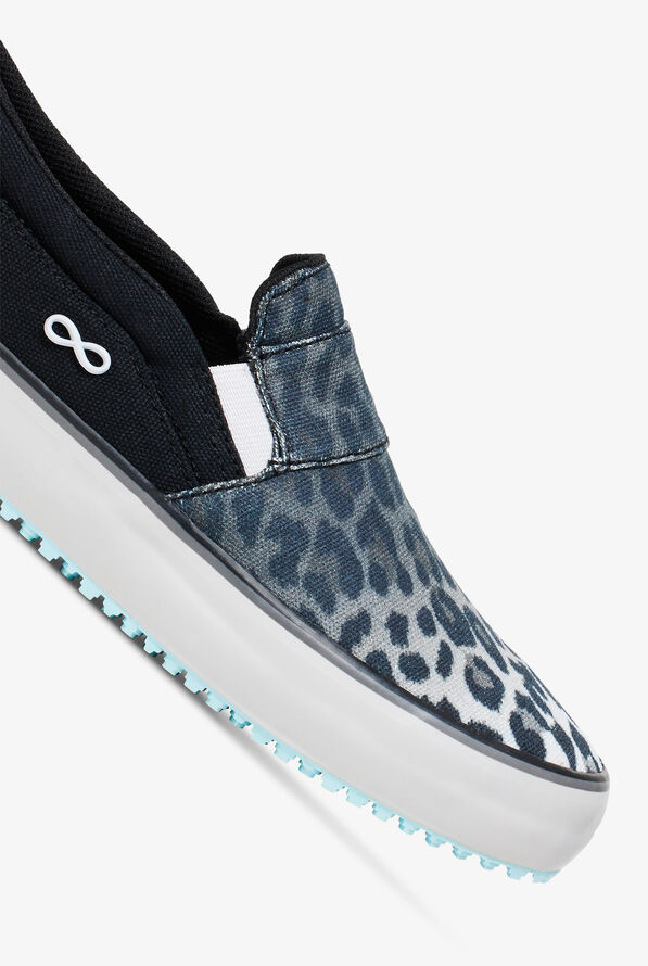 Infinity Women's Rush Cheetah Fade To Black Athletic Slip On Shoes - null - 3