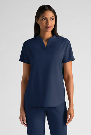 Butter-Soft STRETCH FLXTEK+ Women's 2-Pocket Oversized Henley Scrub Top