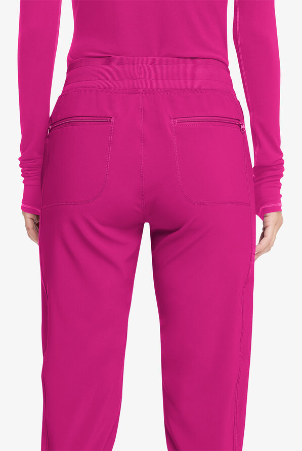 Infinity Women's 6-Pocket STRETCH Cargo Jogger Scrub Pants - Future Fuchsia - 3