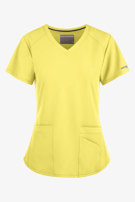Skechers by Barco Breeze Women's 3-Pocket STRETCH V-Neck Scrub Top