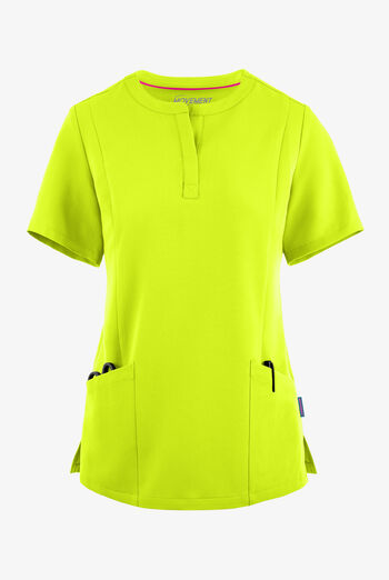 MOVEMENT by Butter-Soft  STRETCH Elara Women's 5-Pocket Henley Scrub Top