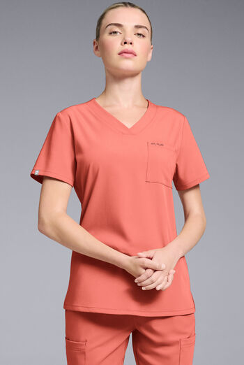 Blusa m&eacute;dica Hypothesis Base con cuello en V para mujer