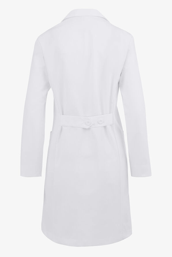 White Swan Meta Women's 37" 5-Pocket Lab Coat - White - 3