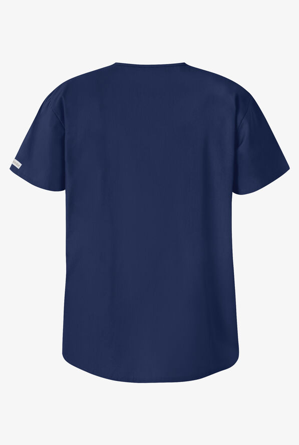 UA Best Buy Scrubs Unisex 1-Pocket V-Neck Top - Navy - 2