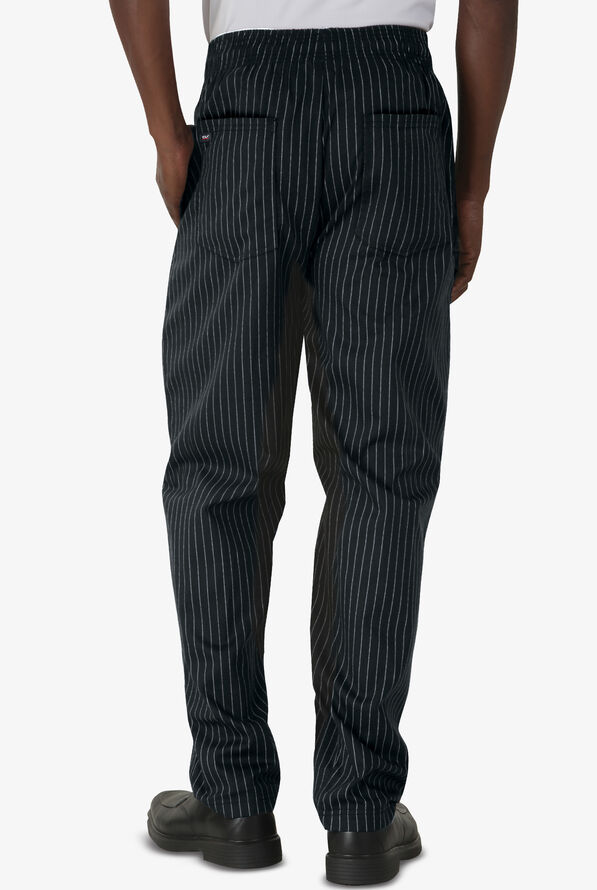 UA CHEF™ Pinstripe Men's 4-Pocket Relaxed Printed Chef Pants - null - 2