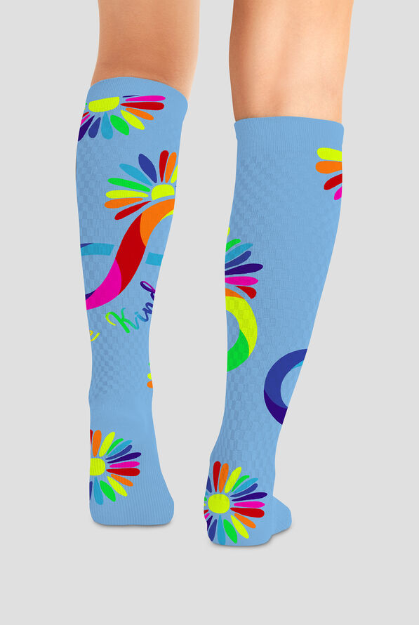 Calcetines de compresión Cherokee Autism Love para mujer - 10-15 mmHg - null - 2