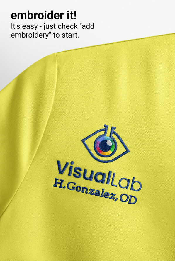 heartsoul Break On Through Women's 3-Pocket Pitter-Pat V-Neck Scrub Top - Sweet Tart - 3