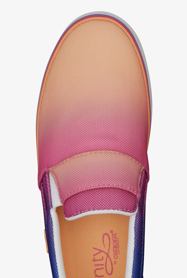 Infinity by Cherokee Women's Rush Sunrise Ombre Athletic Slip-on Nursing Shoes - null - 2