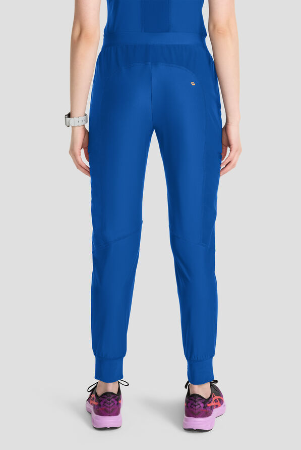 Infinity GNR8 Kinetic Knit Women's 4-Pocket STRETCH Cargo Jogger Scrub Pants - Royal - 4