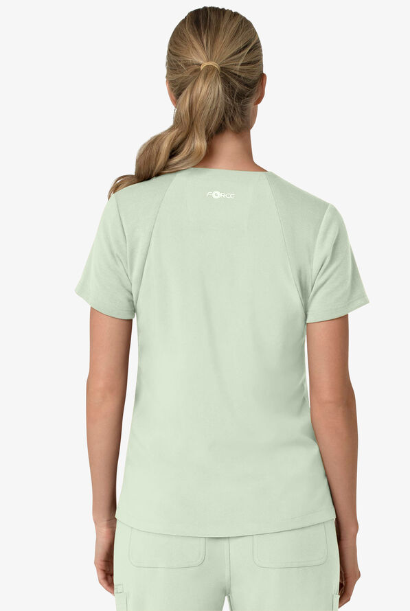 Carhartt Cross-Flex Force Women's 3-Pocket STRETCH Knit Panel Scrub Top - Big Sky - 2