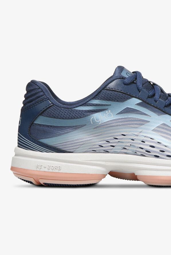 Ryka Women's Devotion + 3 Fresh Navy Athletic Lace Up Nursing Shoes - null - 4